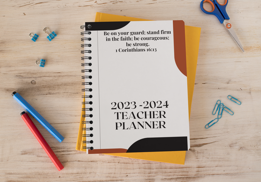 Teacher Planner- Be On Your Guard