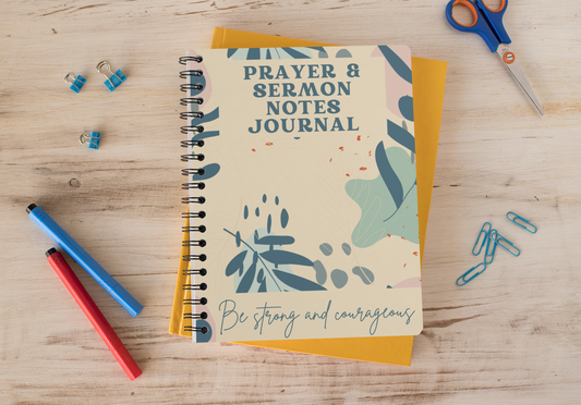 Prayer And Sermon Notebook Journal