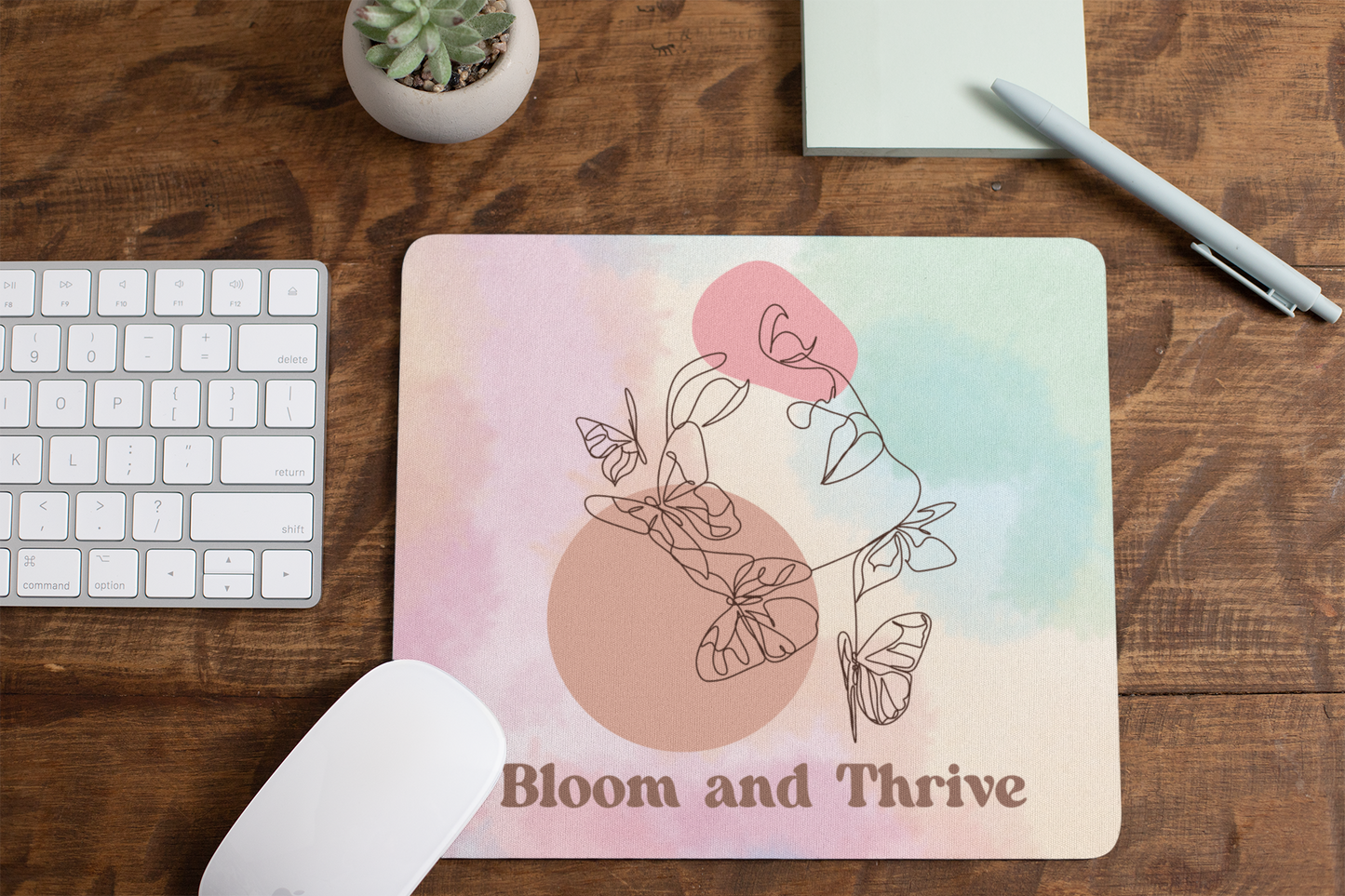 Bloom And Thrive Mouse Pad