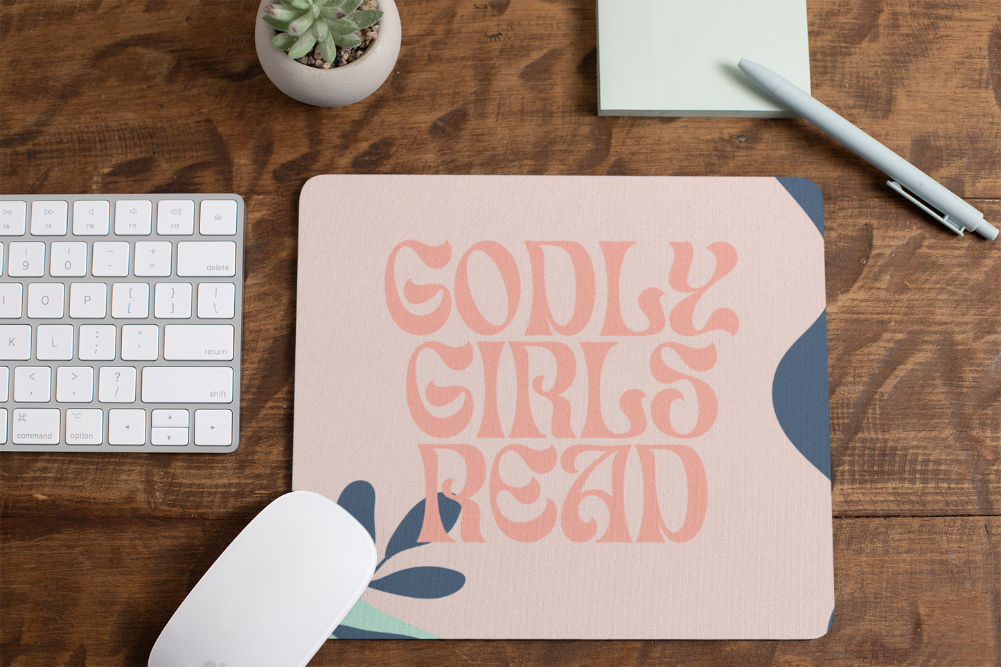 Godly Girls Read Mouse Pad