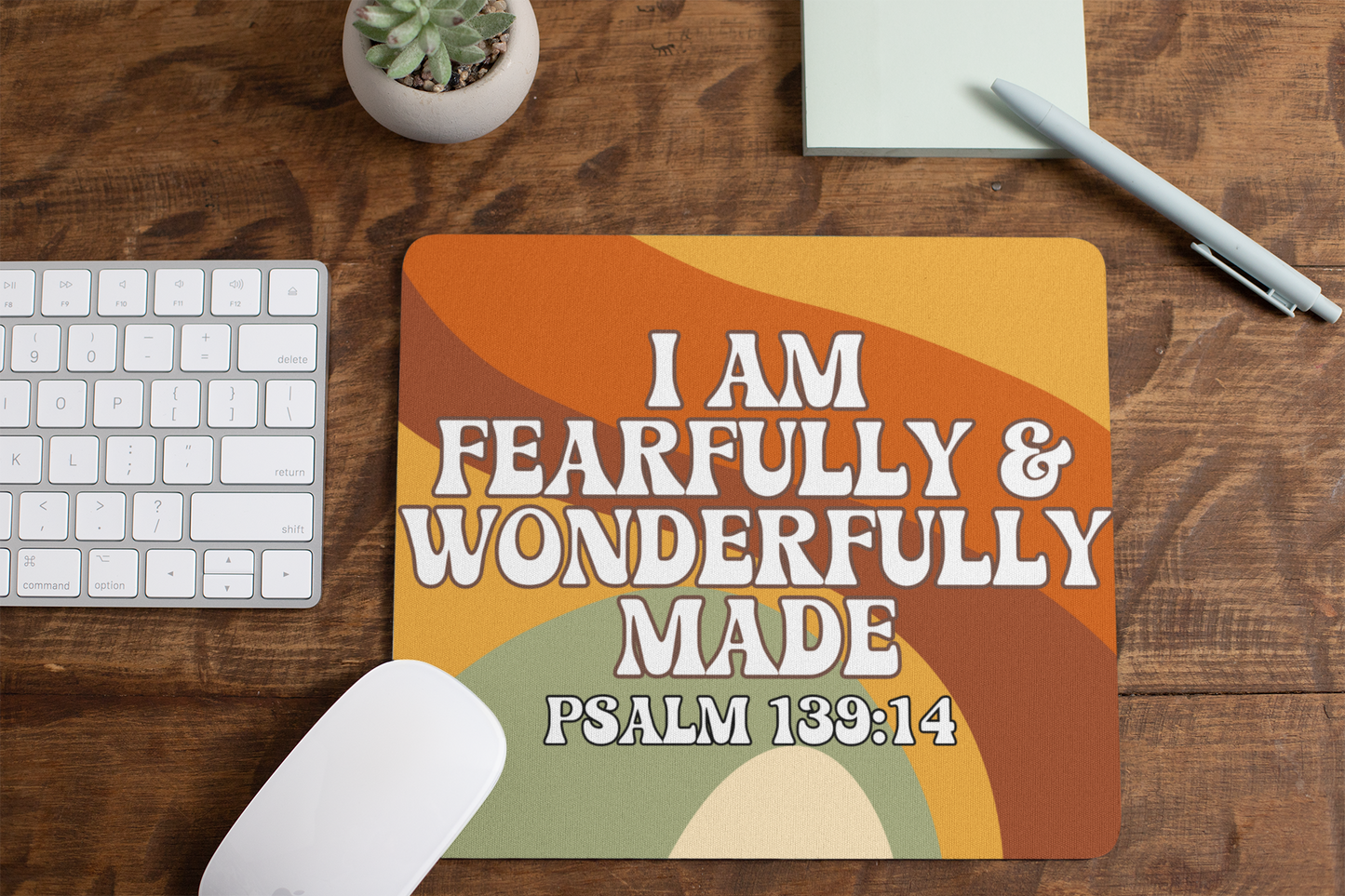 I Am Fearfully And Wonderfully Made Mouse Pad