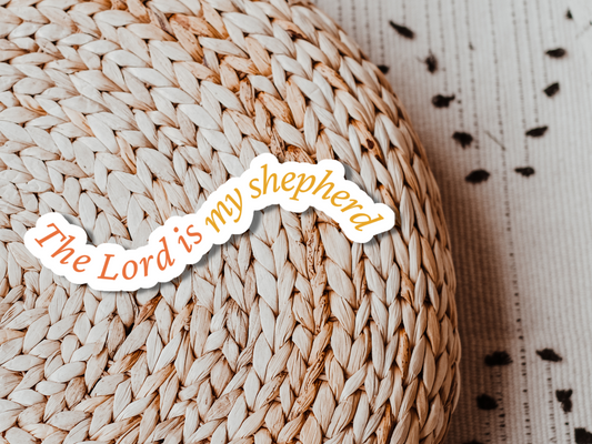 Psalm 23:1 - The Lord is my Shepherd Sticker